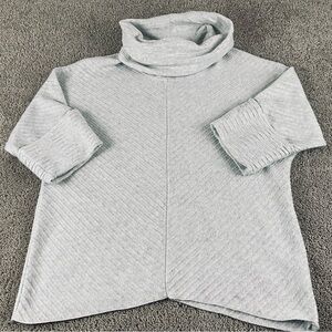 Habitat Sweater Women’s Medium Pullover Cowl Neck Knit Cozy Cabin Lodge T362